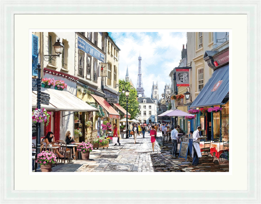 Paris Cafe Street by Richard Macneil