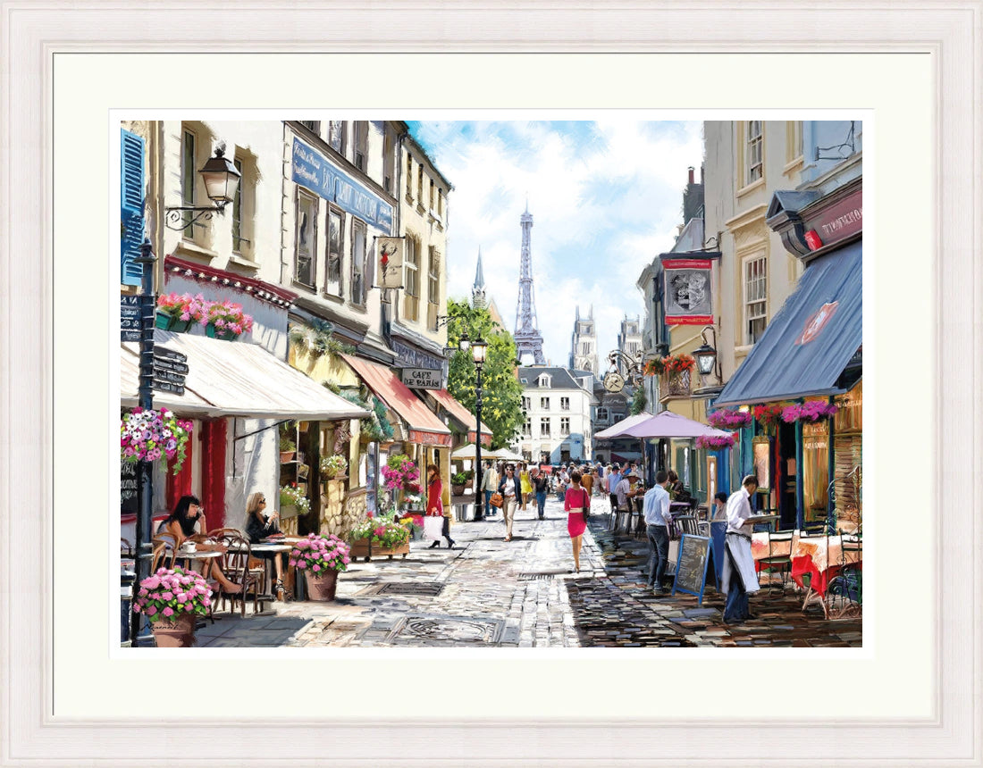 Paris Cafe Street by Richard Macneil
