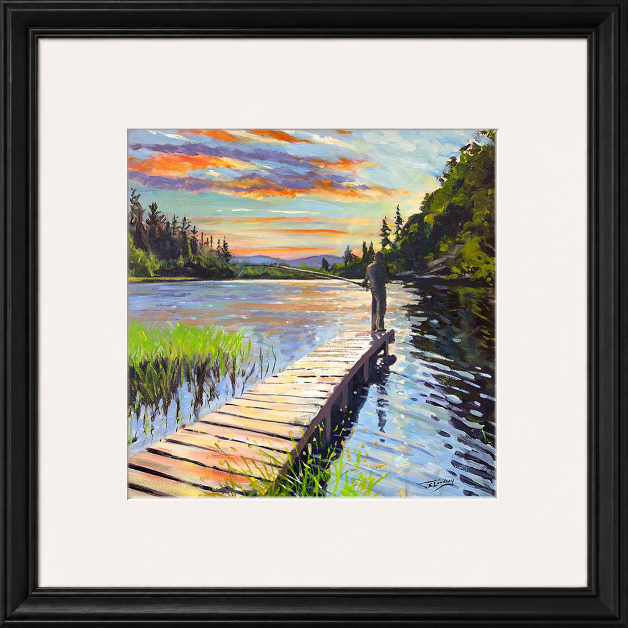 Last Cast of the Day by James Somerville Lindsay