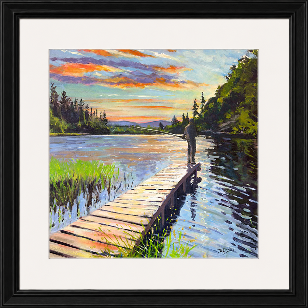 Last Cast of the Day by James Somerville Lindsay