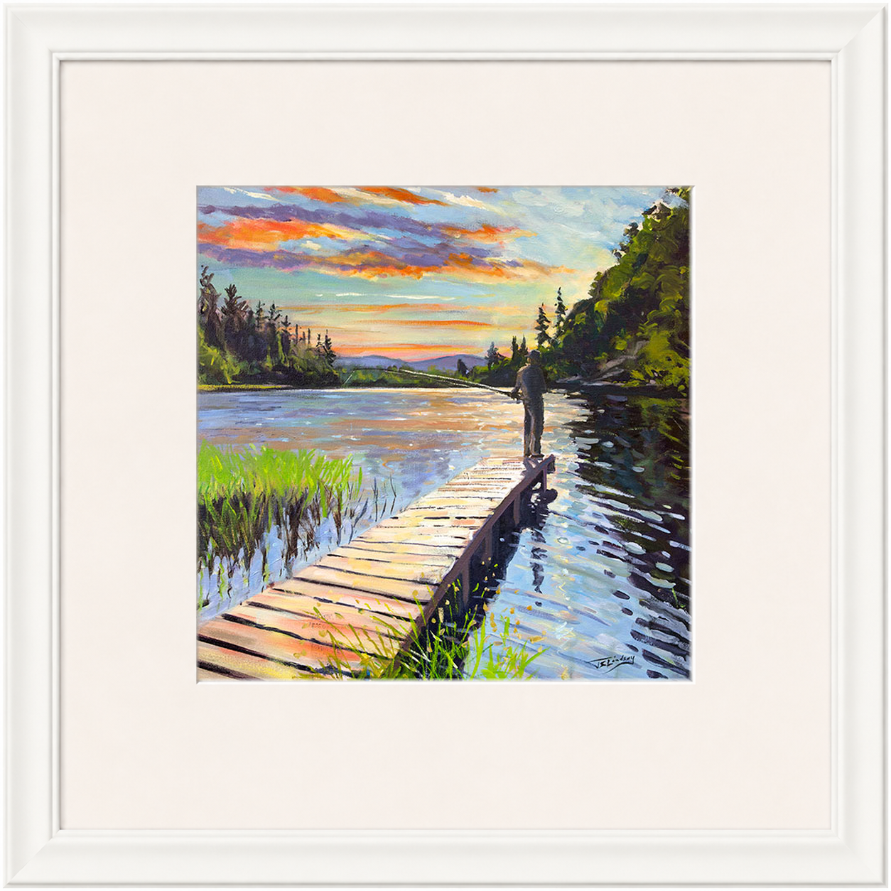 Last Cast of the Day by James Somerville Lindsay
