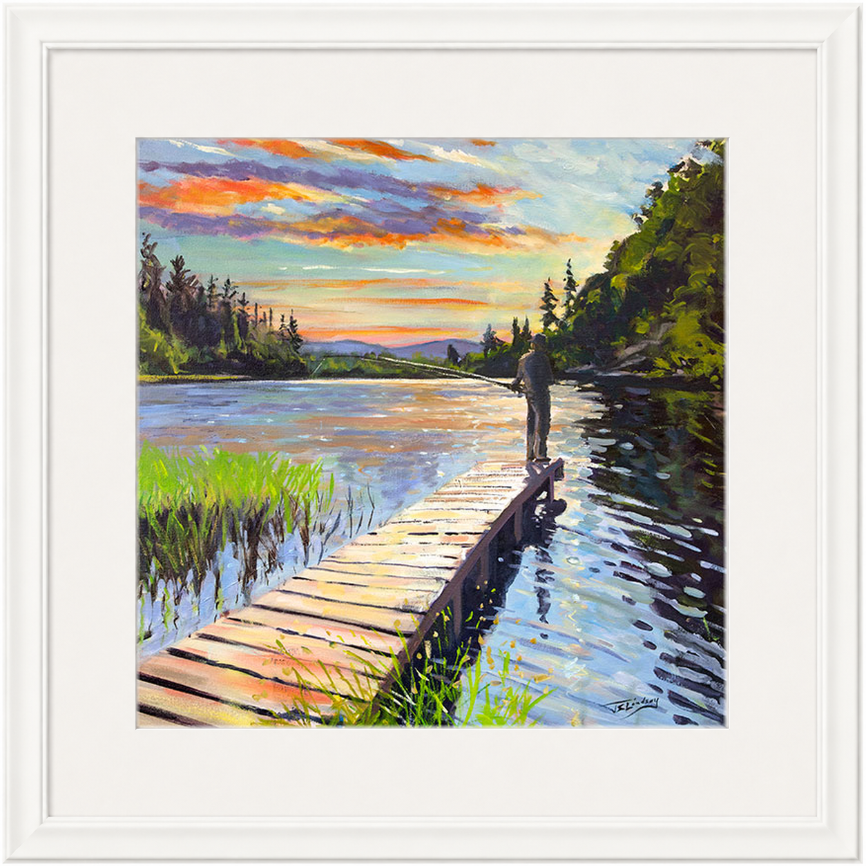 Last Cast of the Day by James Somerville Lindsay