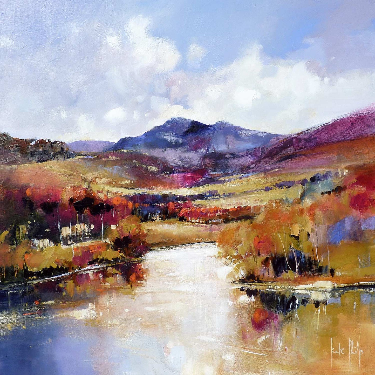 Light on Loch Faskally by Kate Philp