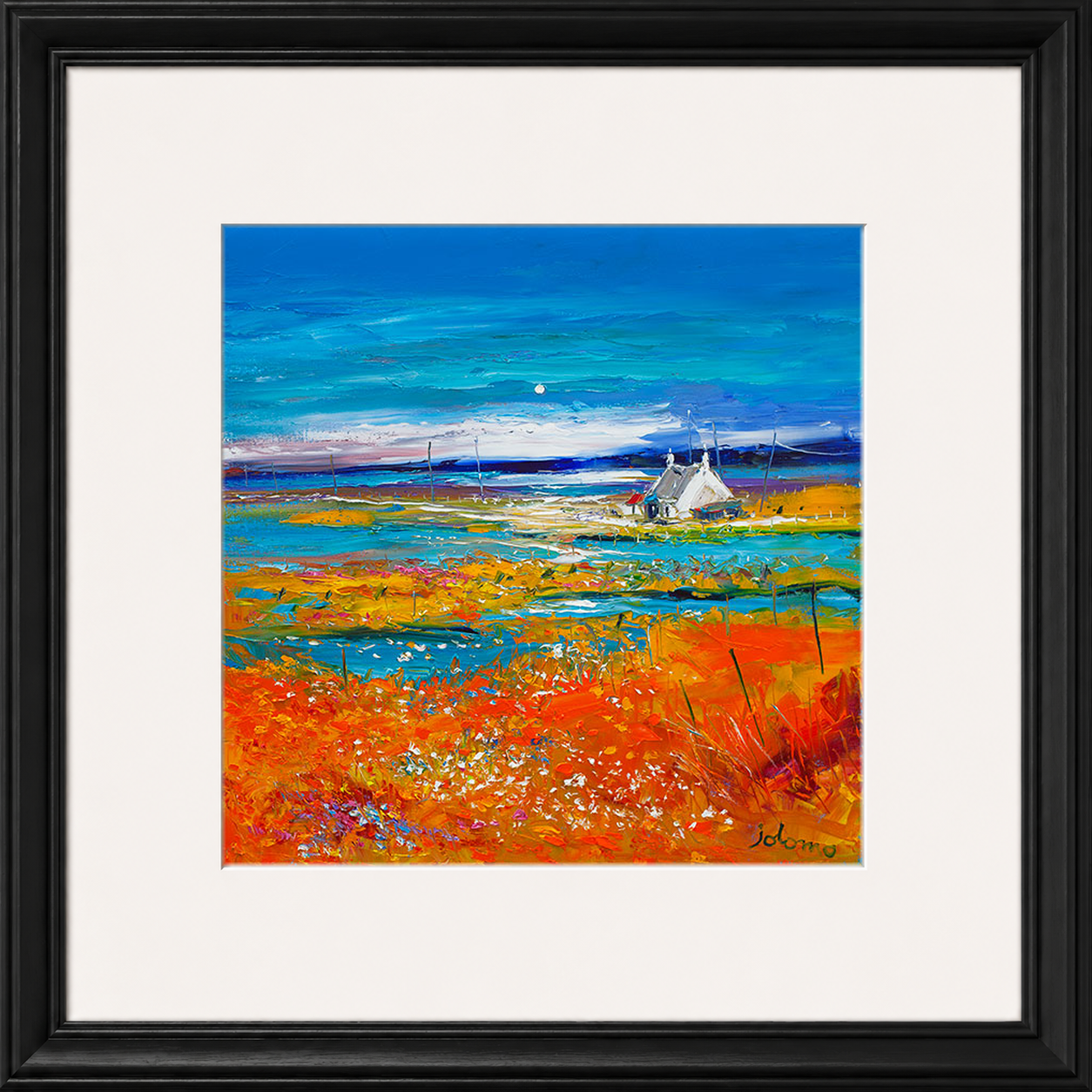 Machair Wild Cotton and Wild Flowers, South Uist by John Lowrie Morrison (Jolomo)
