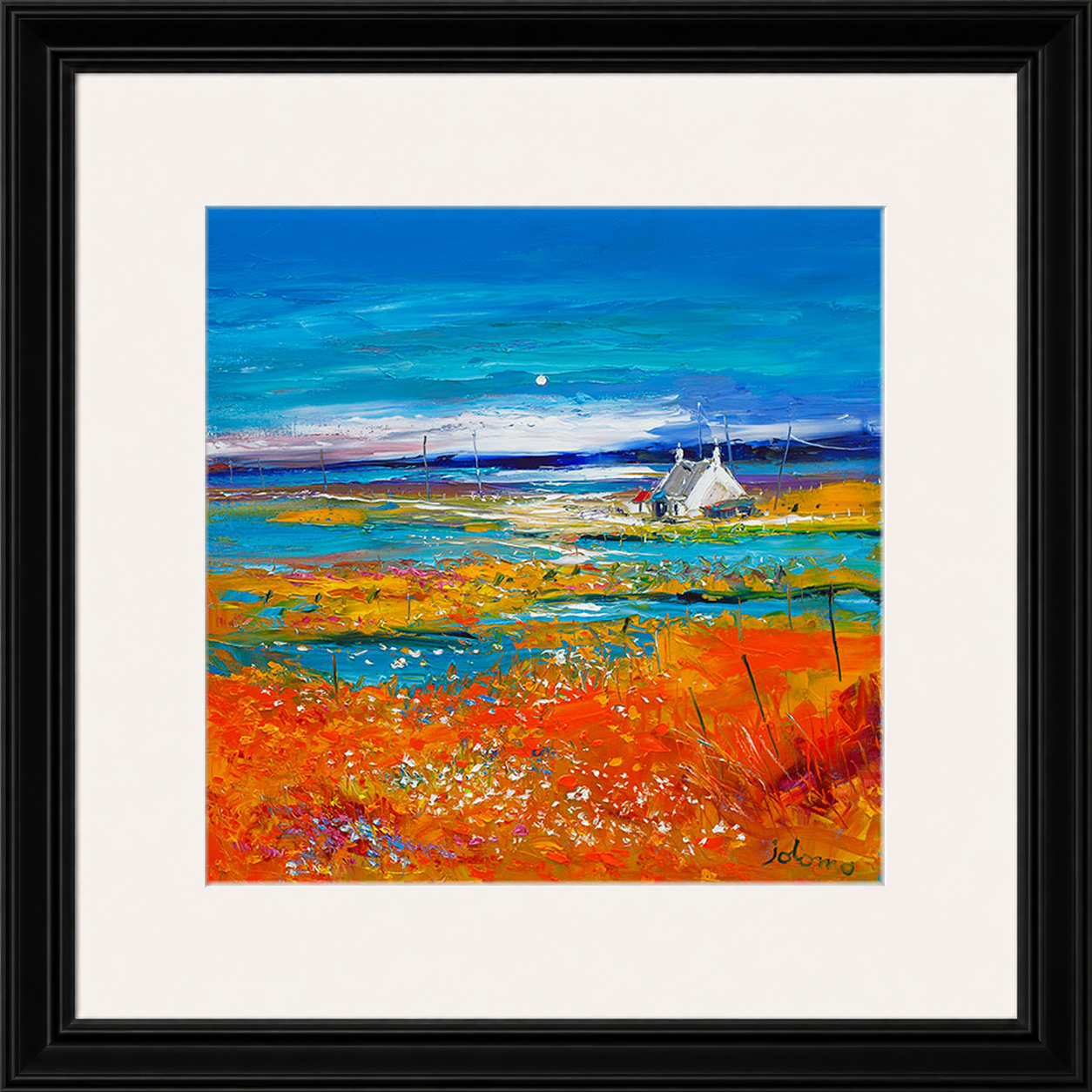 Machair Wild Cotton and Wild Flowers, South Uist by John Lowrie Morrison (Jolomo)