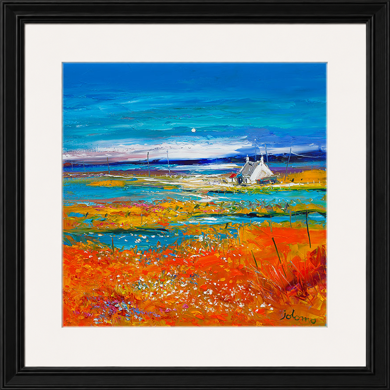 Machair Wild Cotton and Wild Flowers, South Uist by John Lowrie Morrison (Jolomo)