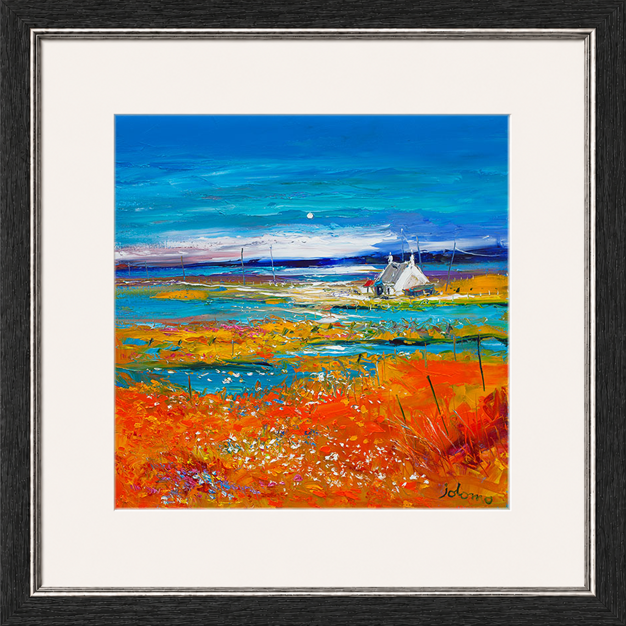 Machair Wild Cotton and Wild Flowers, South Uist by John Lowrie Morrison (Jolomo)