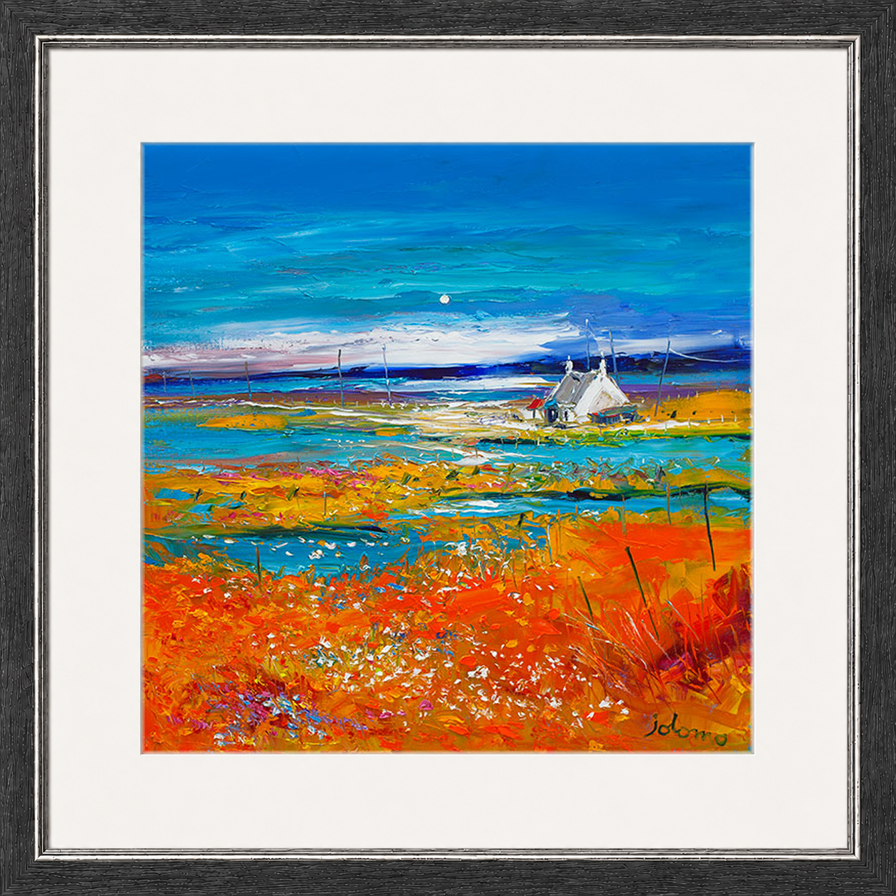 Machair Wild Cotton and Wild Flowers, South Uist by John Lowrie Morrison (Jolomo)