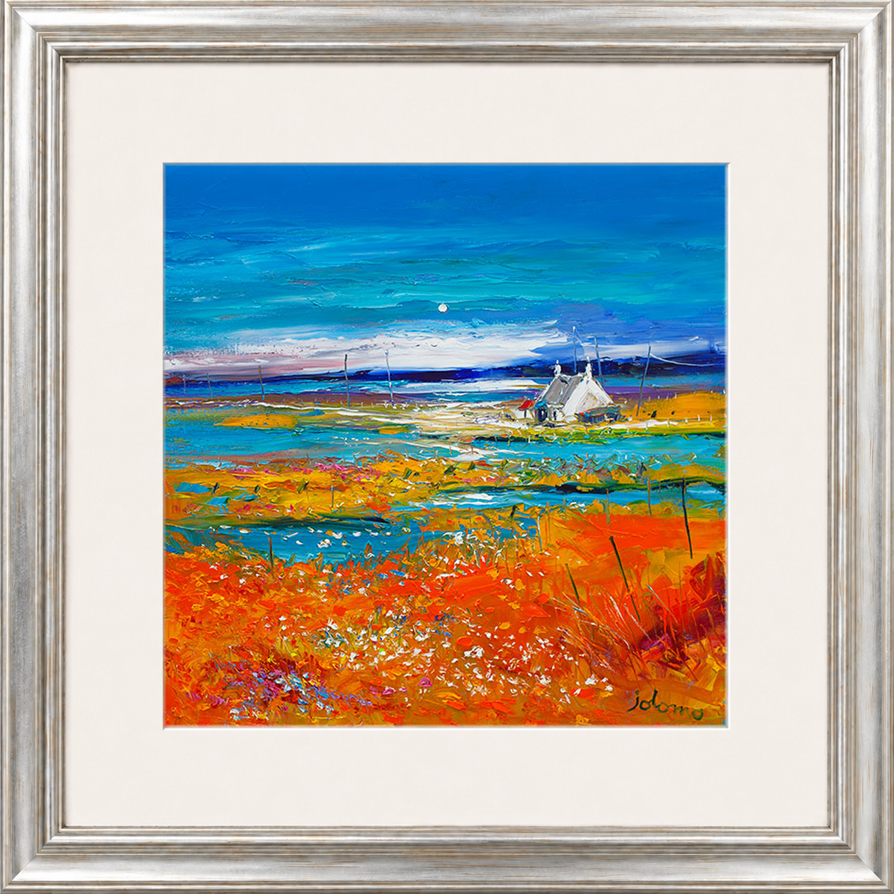 Machair Wild Cotton and Wild Flowers, South Uist by John Lowrie Morrison (Jolomo)