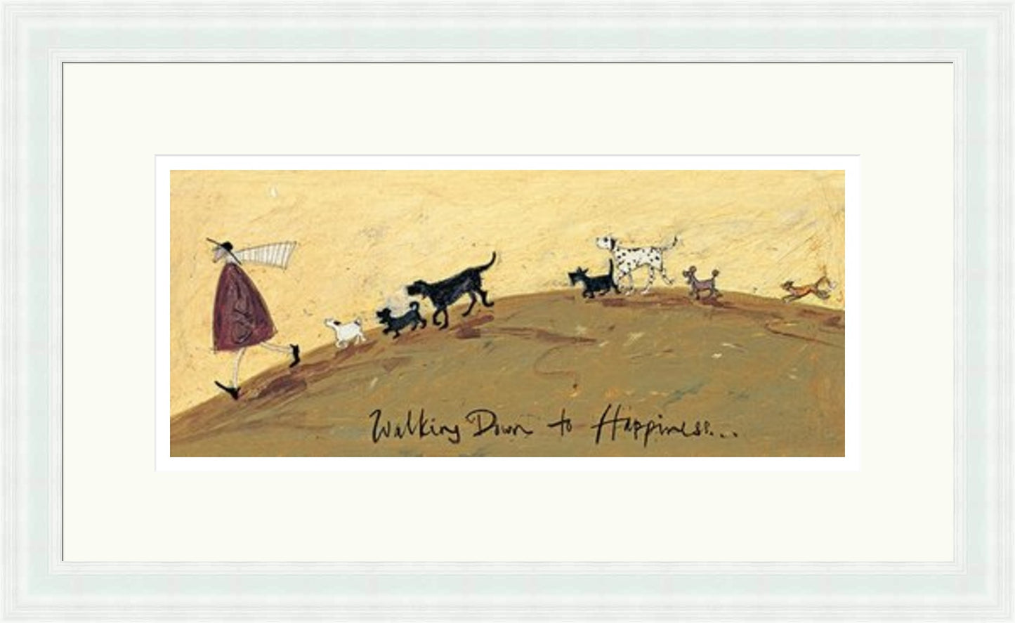 Walking Down to Happiness by Sam Toft