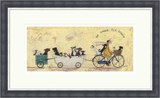 The Doggie Taxi Service by Sam Toft