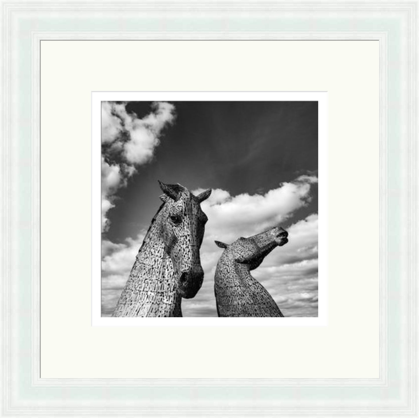 The Kelpies Black and White