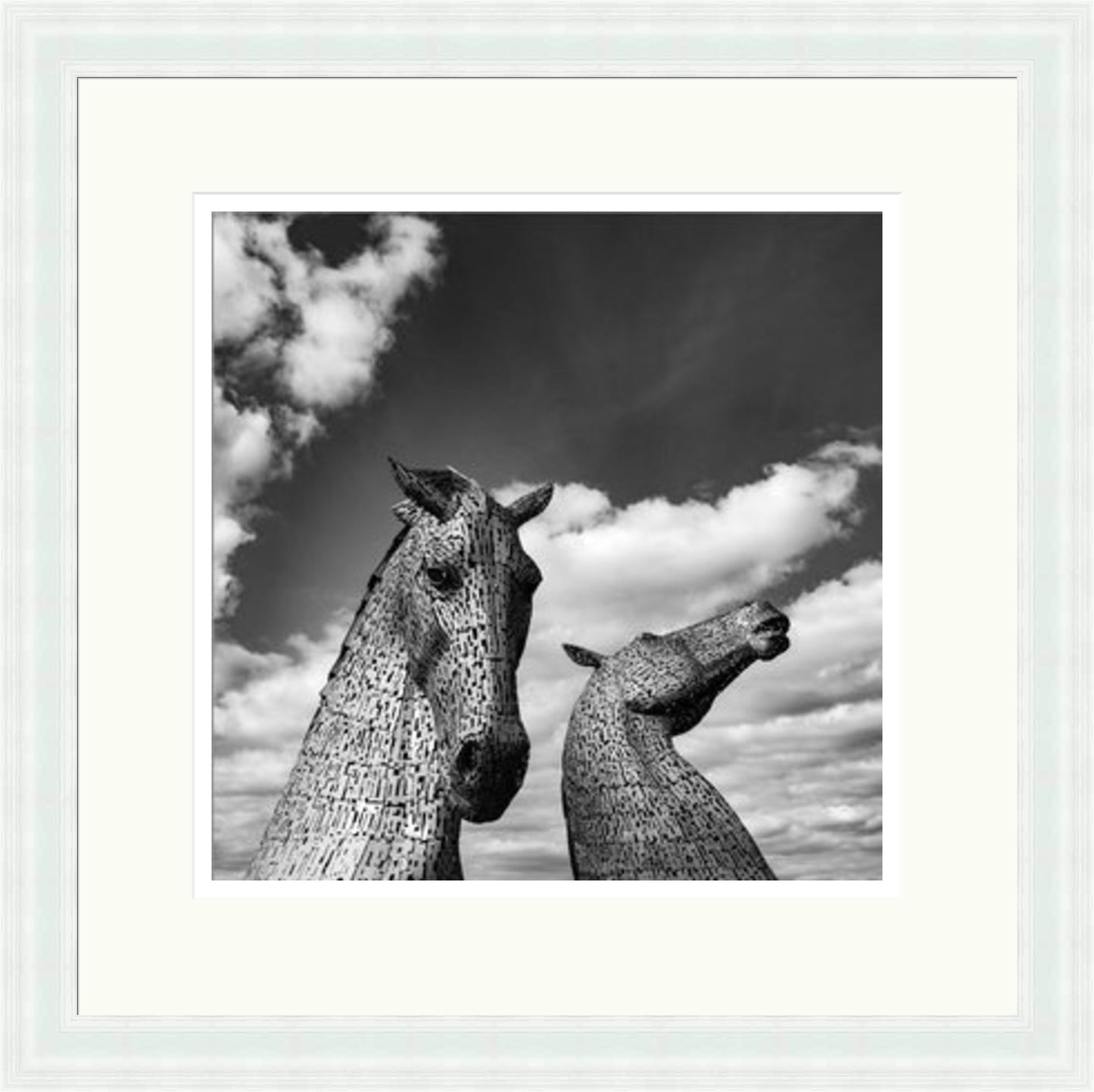 The Kelpies Black and White