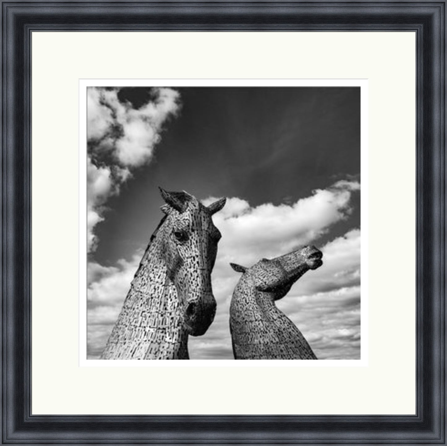 The Kelpies Black and White