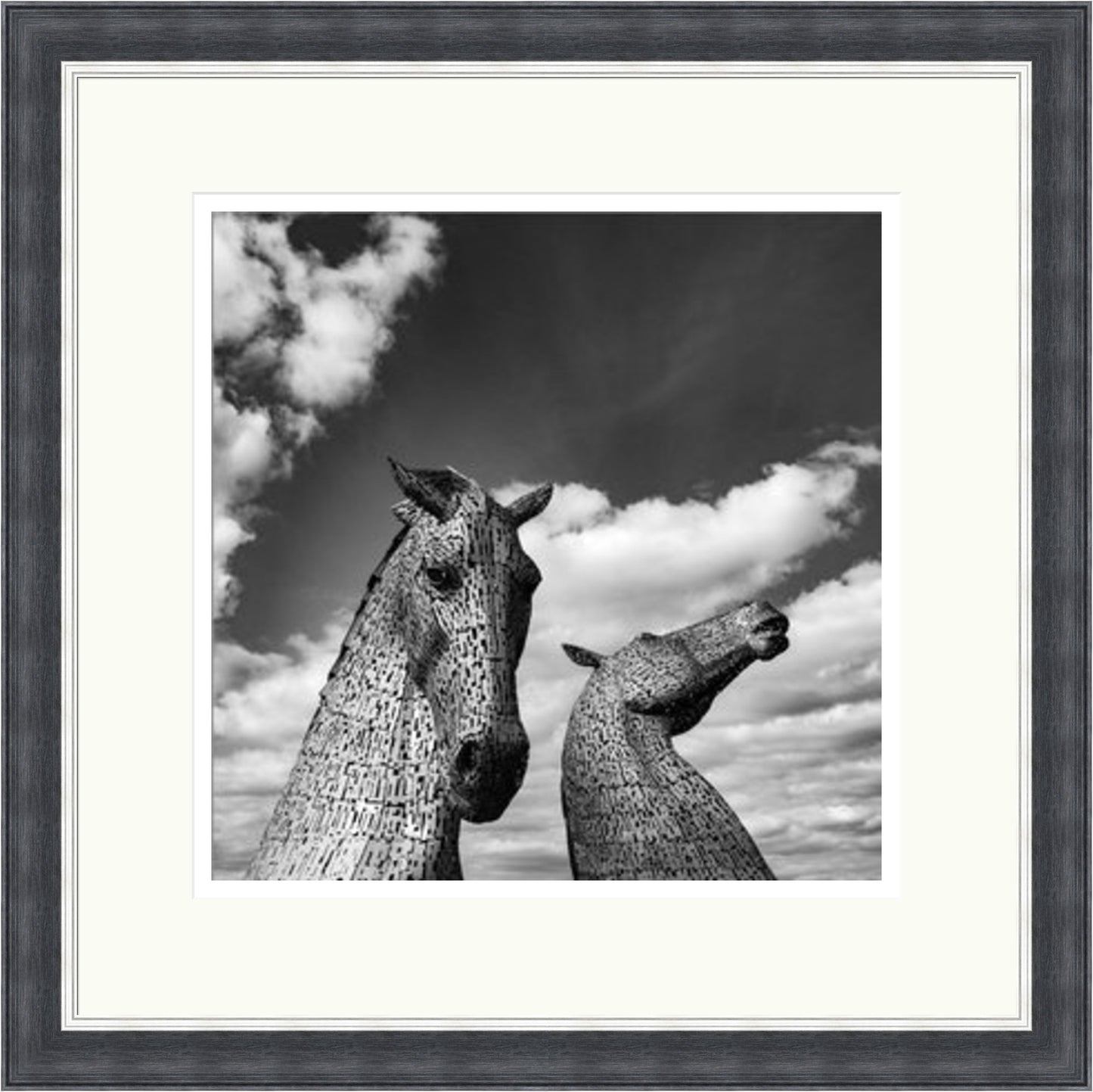 The Kelpies Black and White