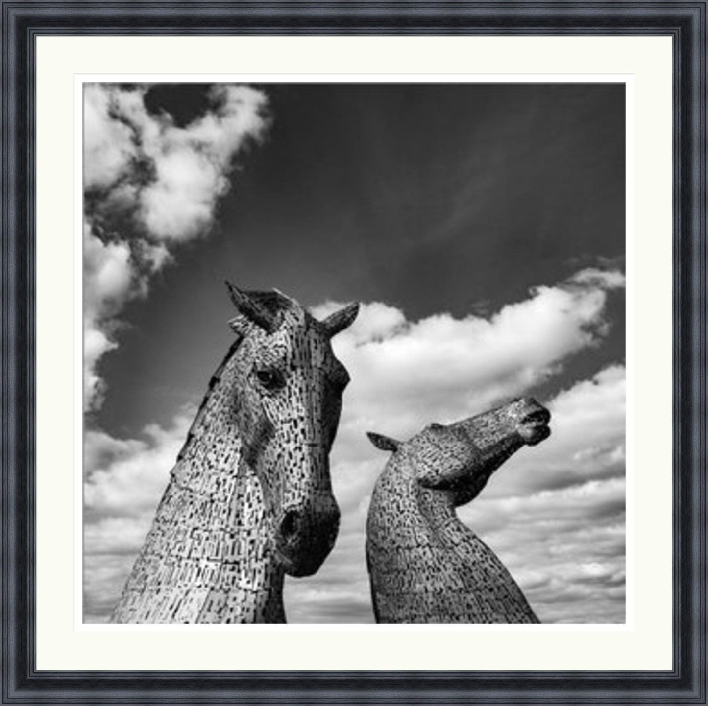 The Kelpies Black and White