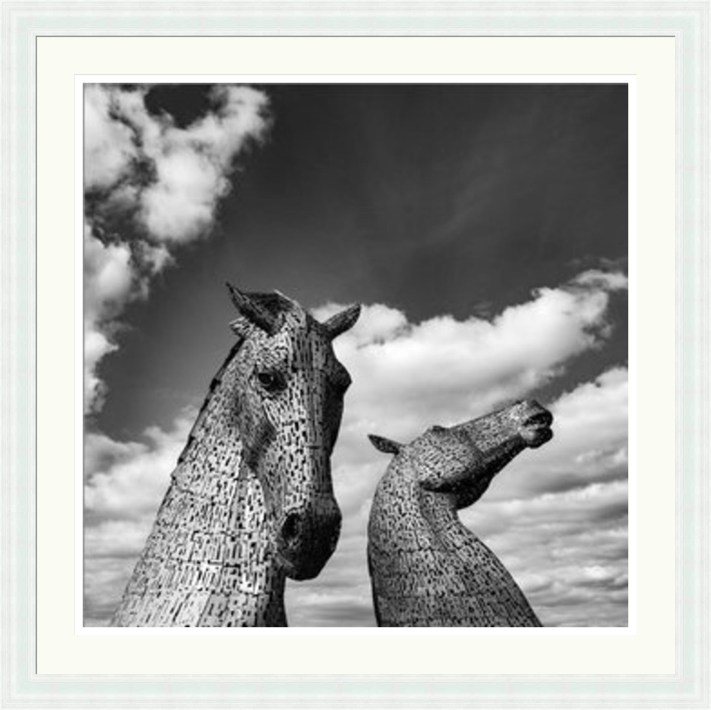 The Kelpies Black and White