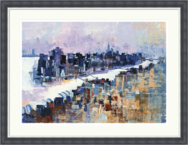 New York & Manhattan Island by Colin Ruffell