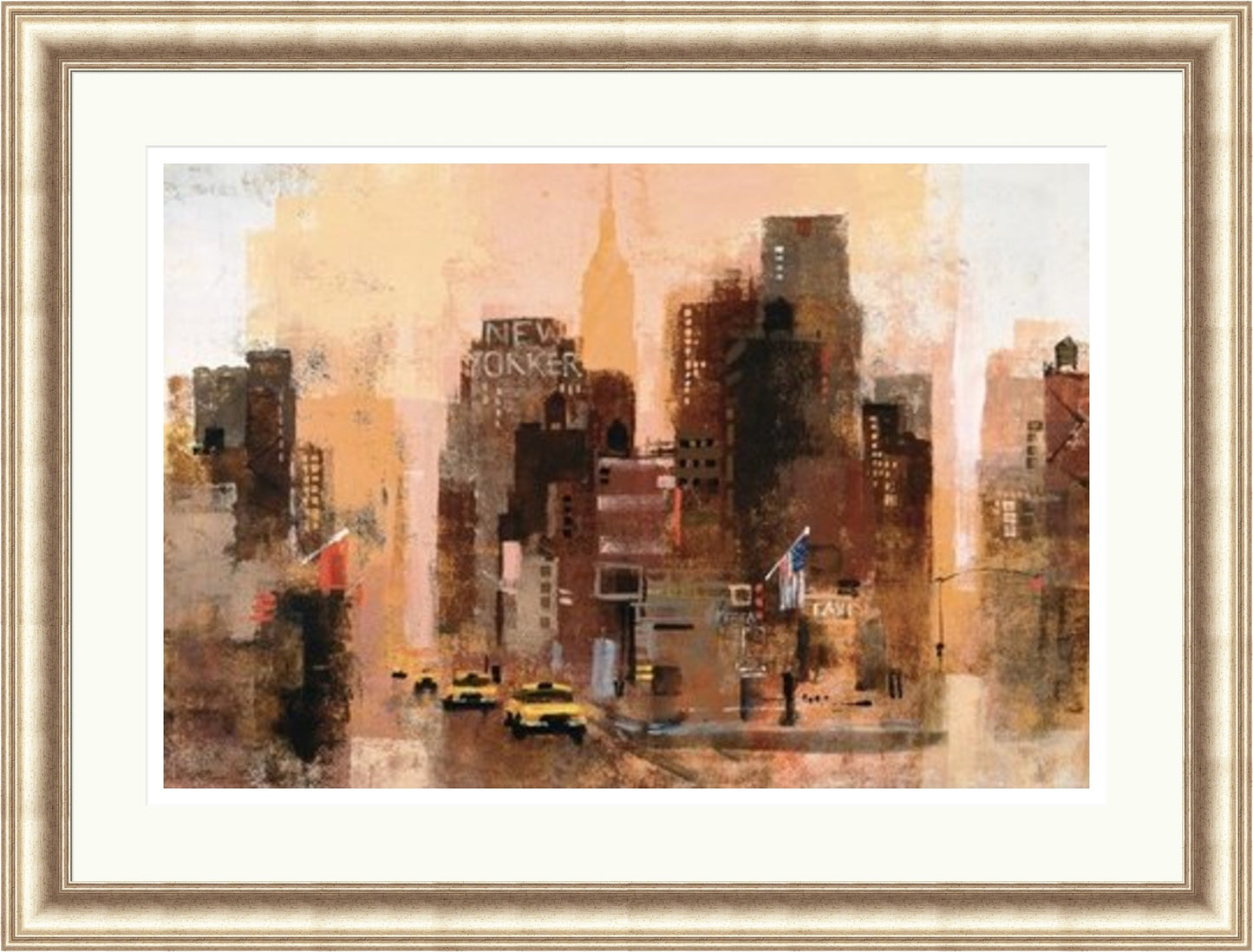 New Yorker and Cabs by Colin Ruffell