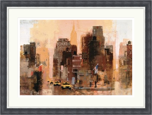 New Yorker and Cabs by Colin Ruffell