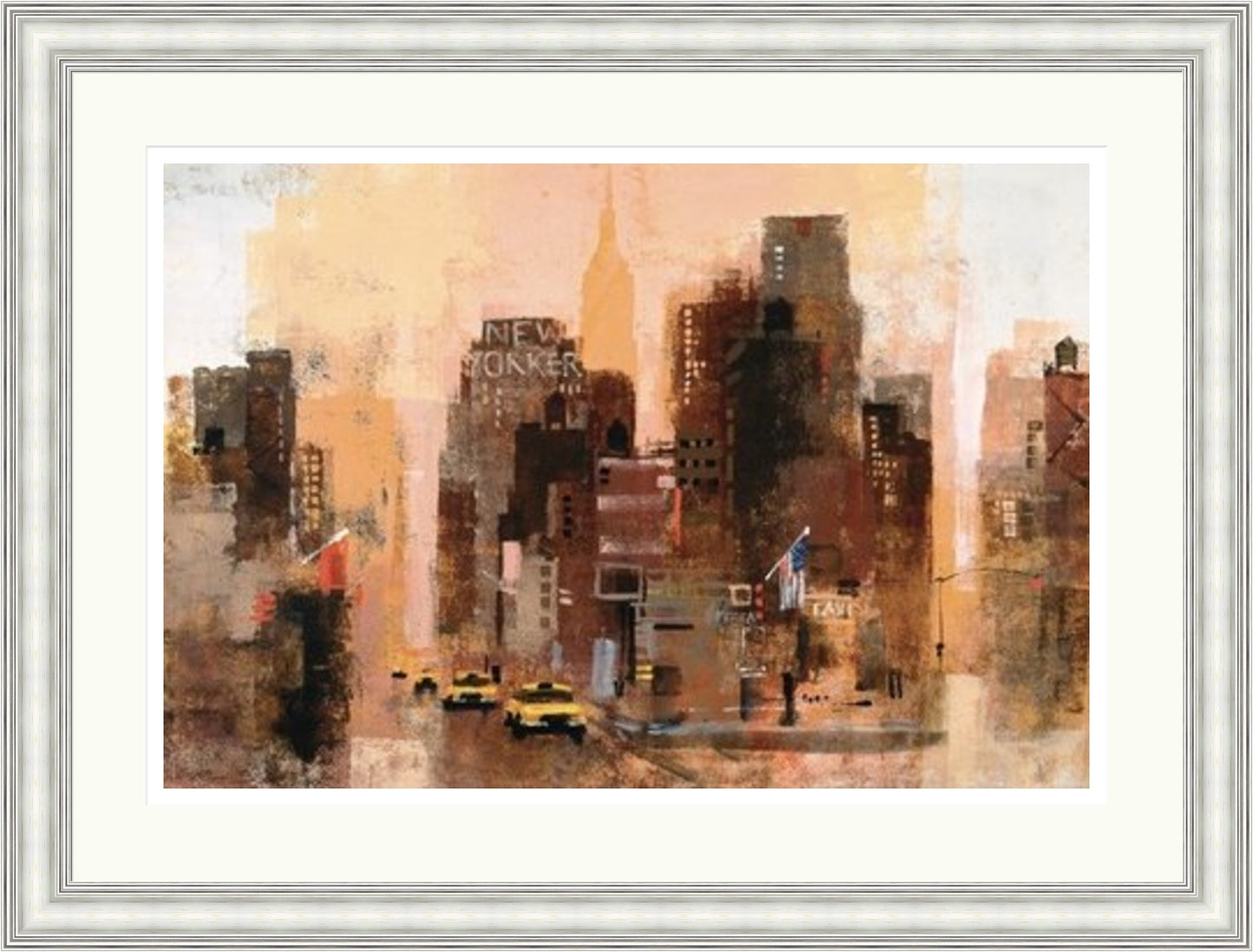 New Yorker and Cabs by Colin Ruffell