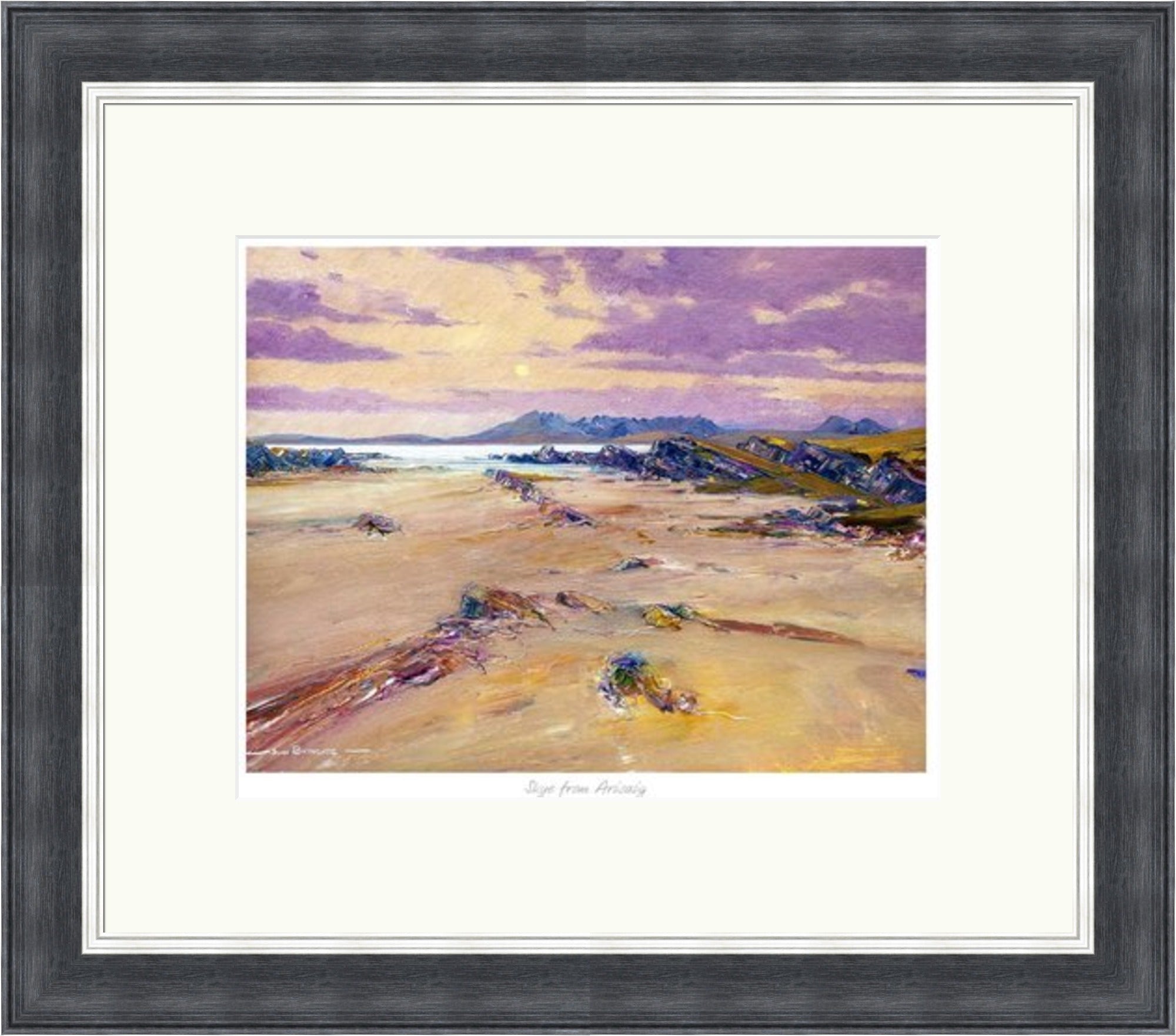 Skye from Arisaig by John Bathgate – Art Prints Gallery