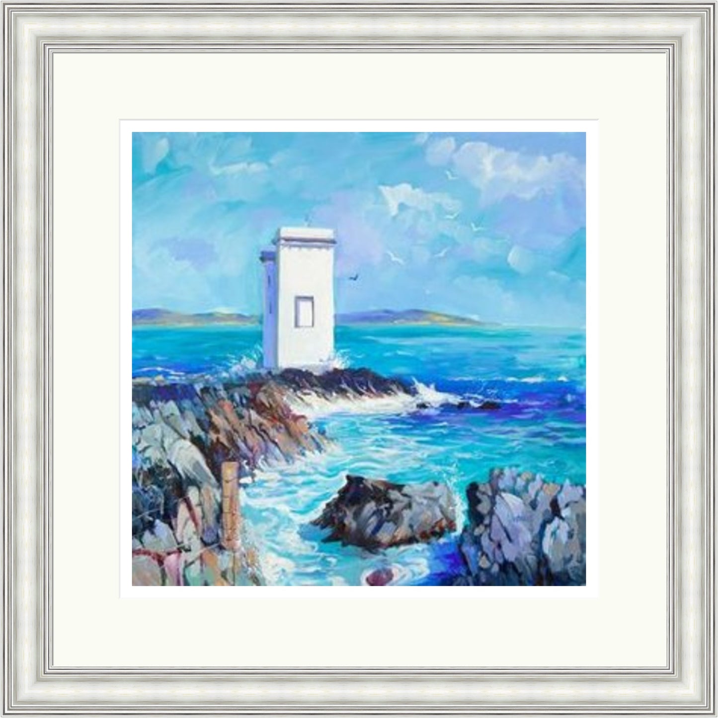 Carraig Fhada Lighthouse by Ann Vastano