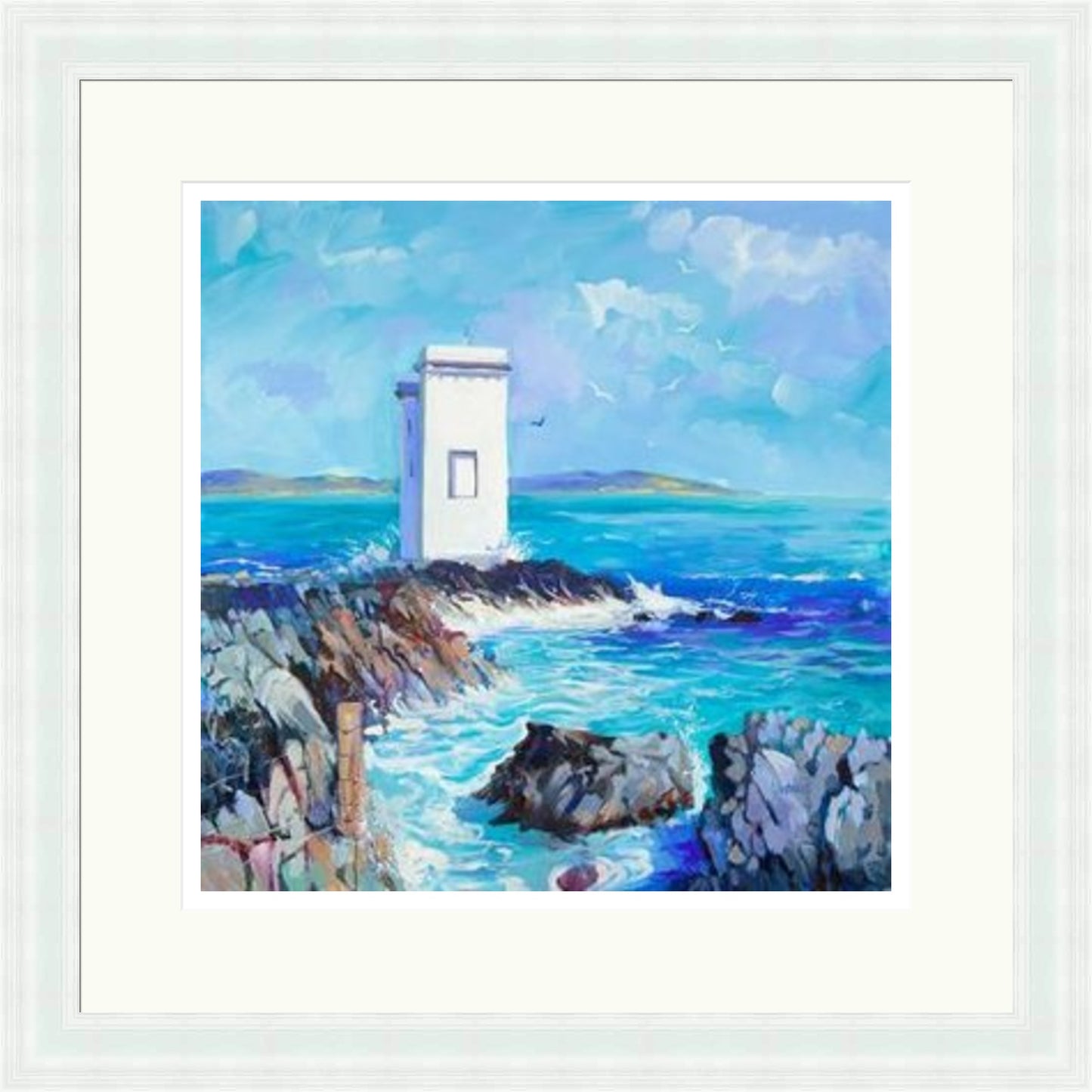 Carraig Fhada Lighthouse by Ann Vastano