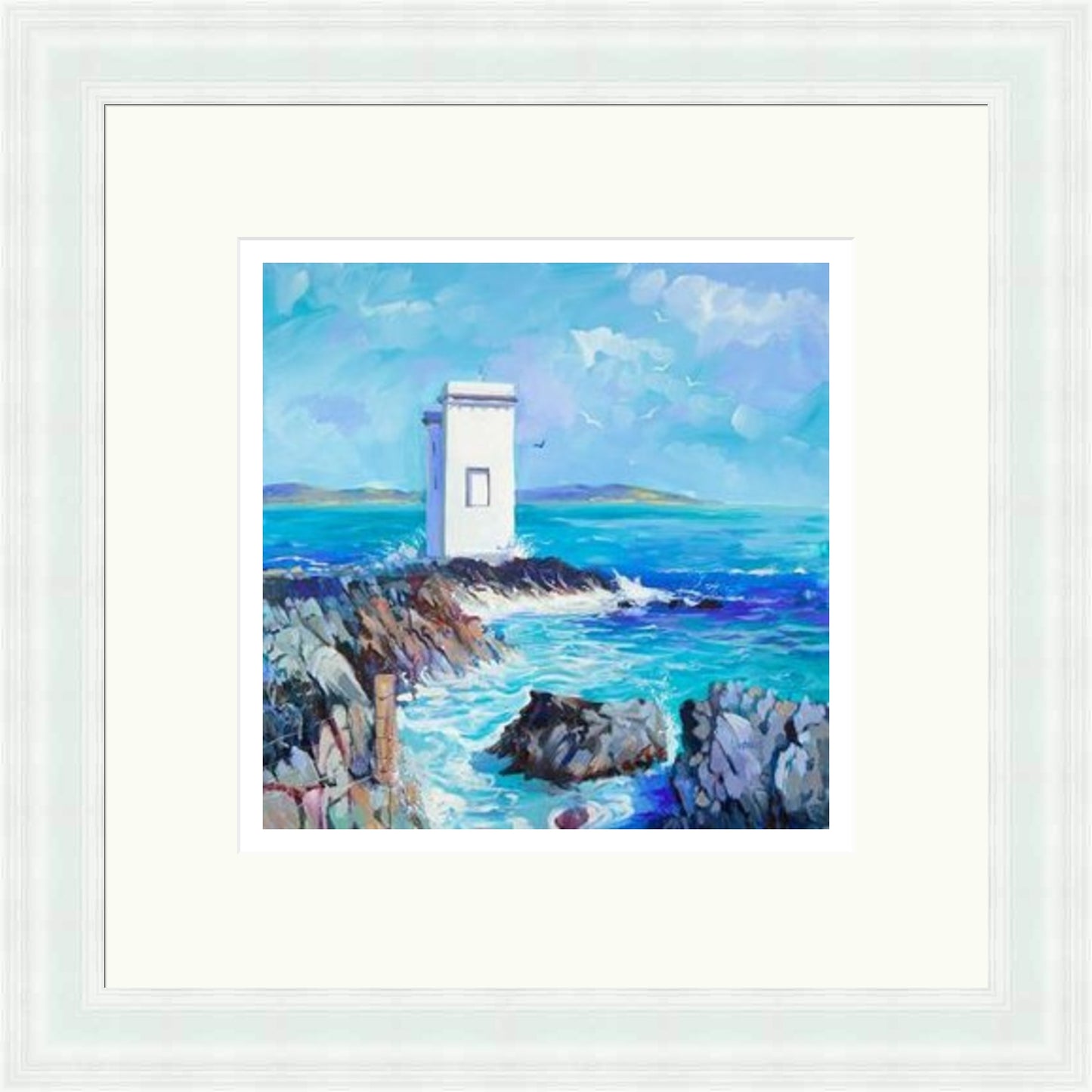 Carraig Fhada Lighthouse by Ann Vastano