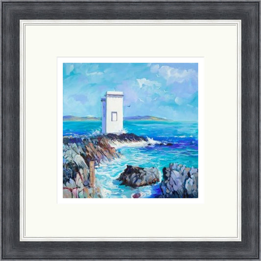 Carraig Fhada Lighthouse by Ann Vastano