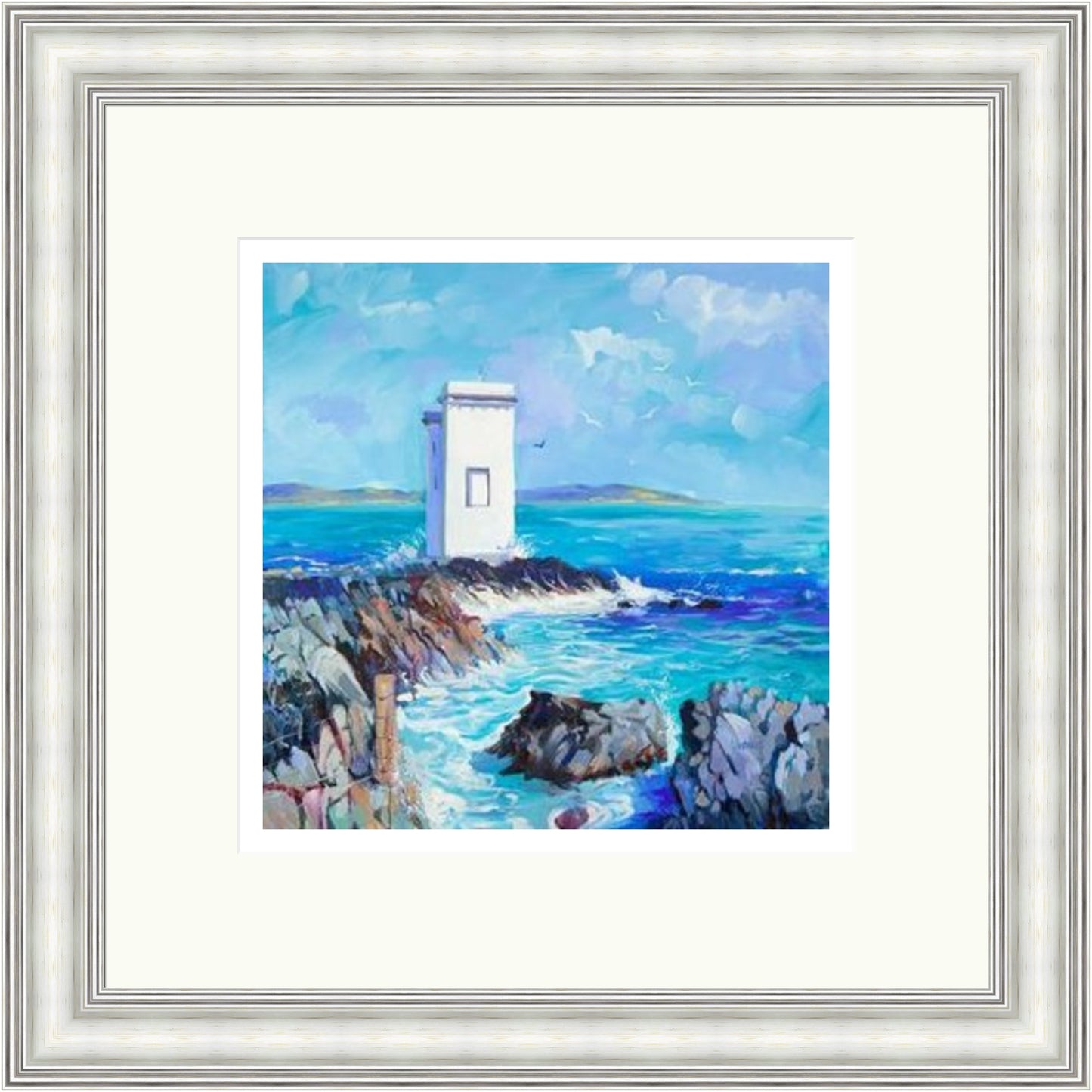 Carraig Fhada Lighthouse by Ann Vastano