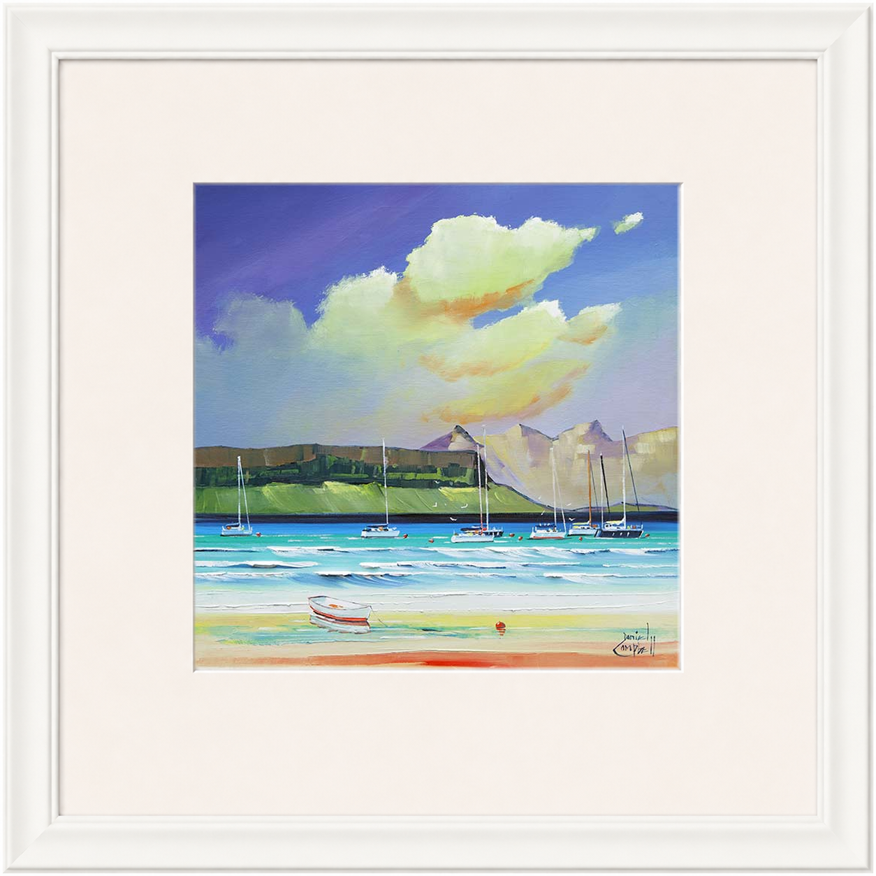 Mooring Arisaig by Daniel Campbell