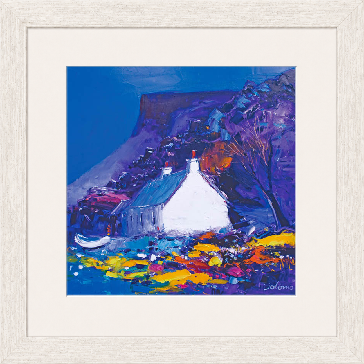 Night falls on the Gribun Rock, Mull by Jolomo - Scottish landscape artwork framed wall art print, product image 19