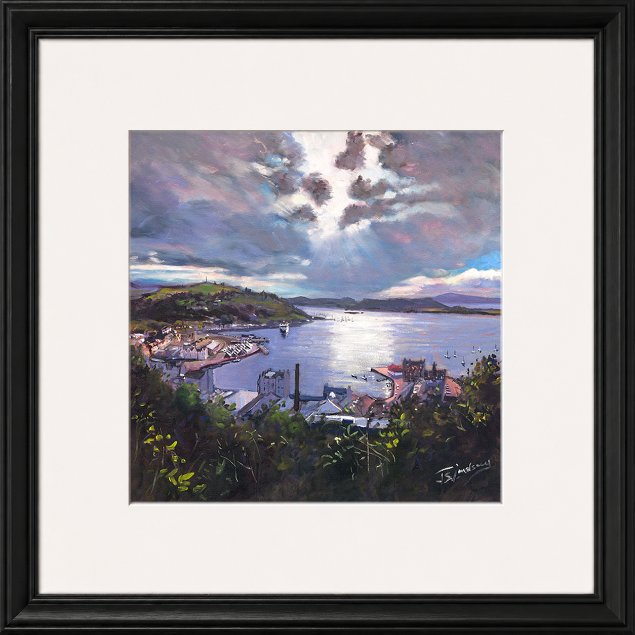 Oban Vista, from McCaigs Folly by James Somerville Lindsay
