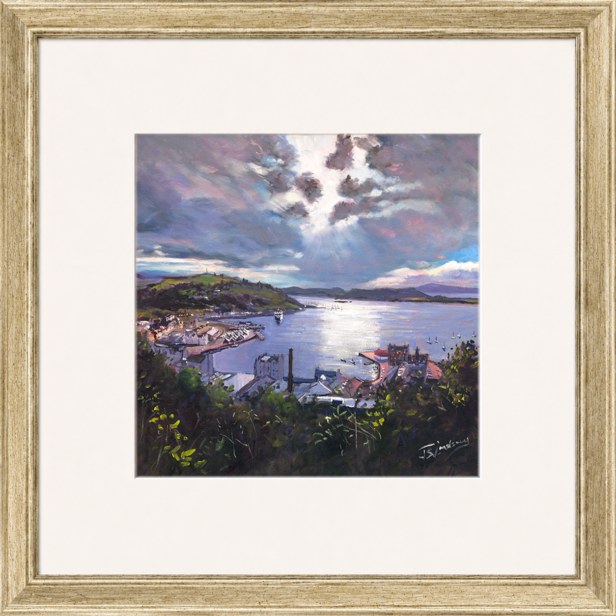 Oban Vista, from McCaigs Folly by James Somerville Lindsay