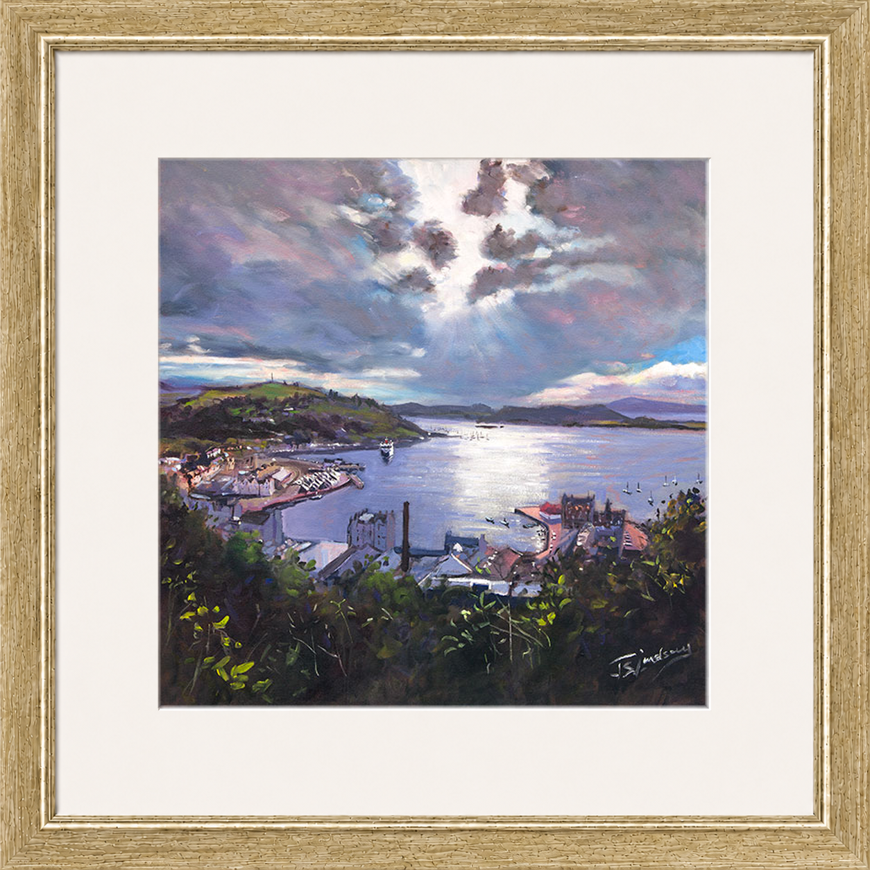 Oban Vista, from McCaigs Folly by James Somerville Lindsay