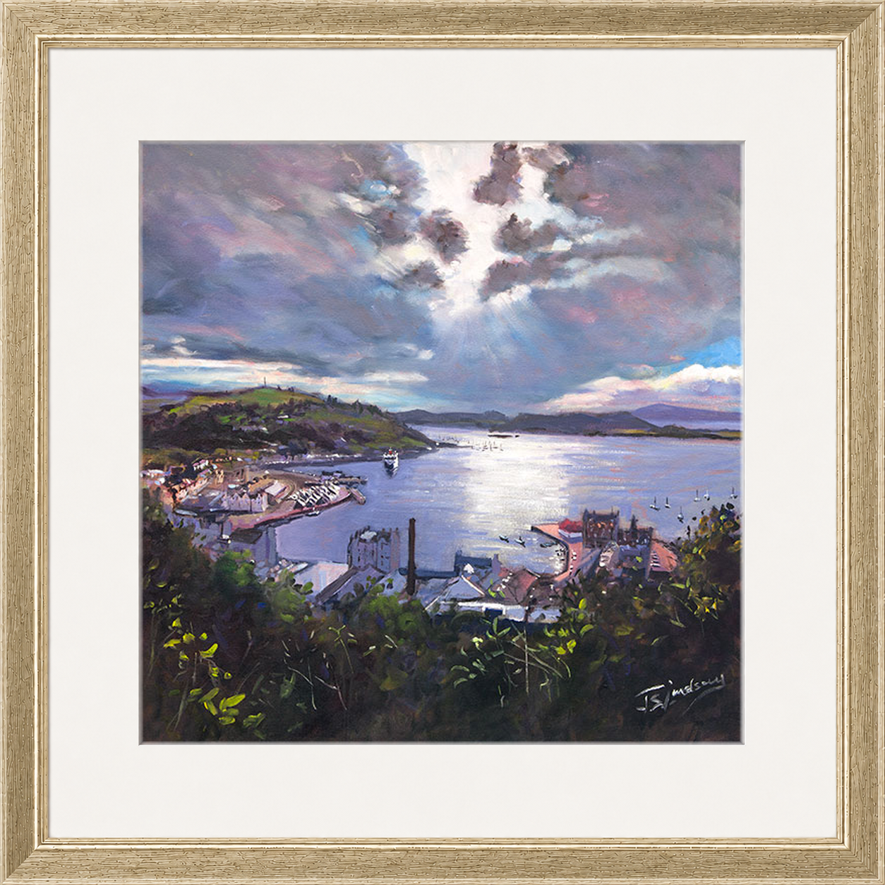 Oban Vista, from McCaigs Folly by James Somerville Lindsay