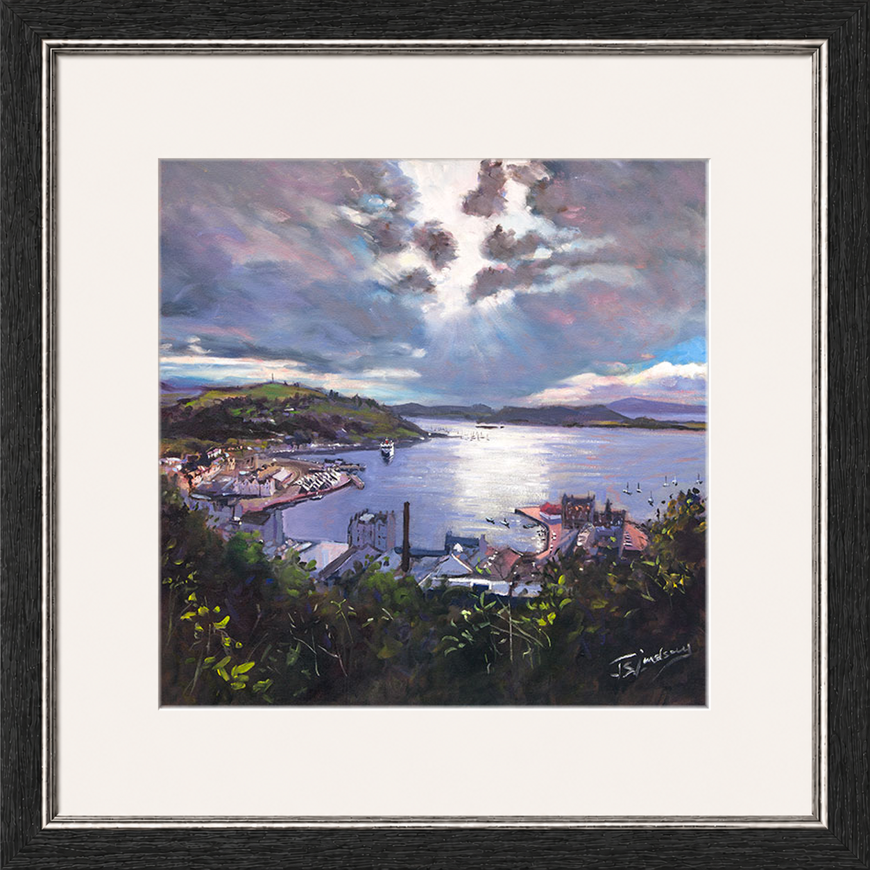 Oban Vista, from McCaigs Folly by James Somerville Lindsay