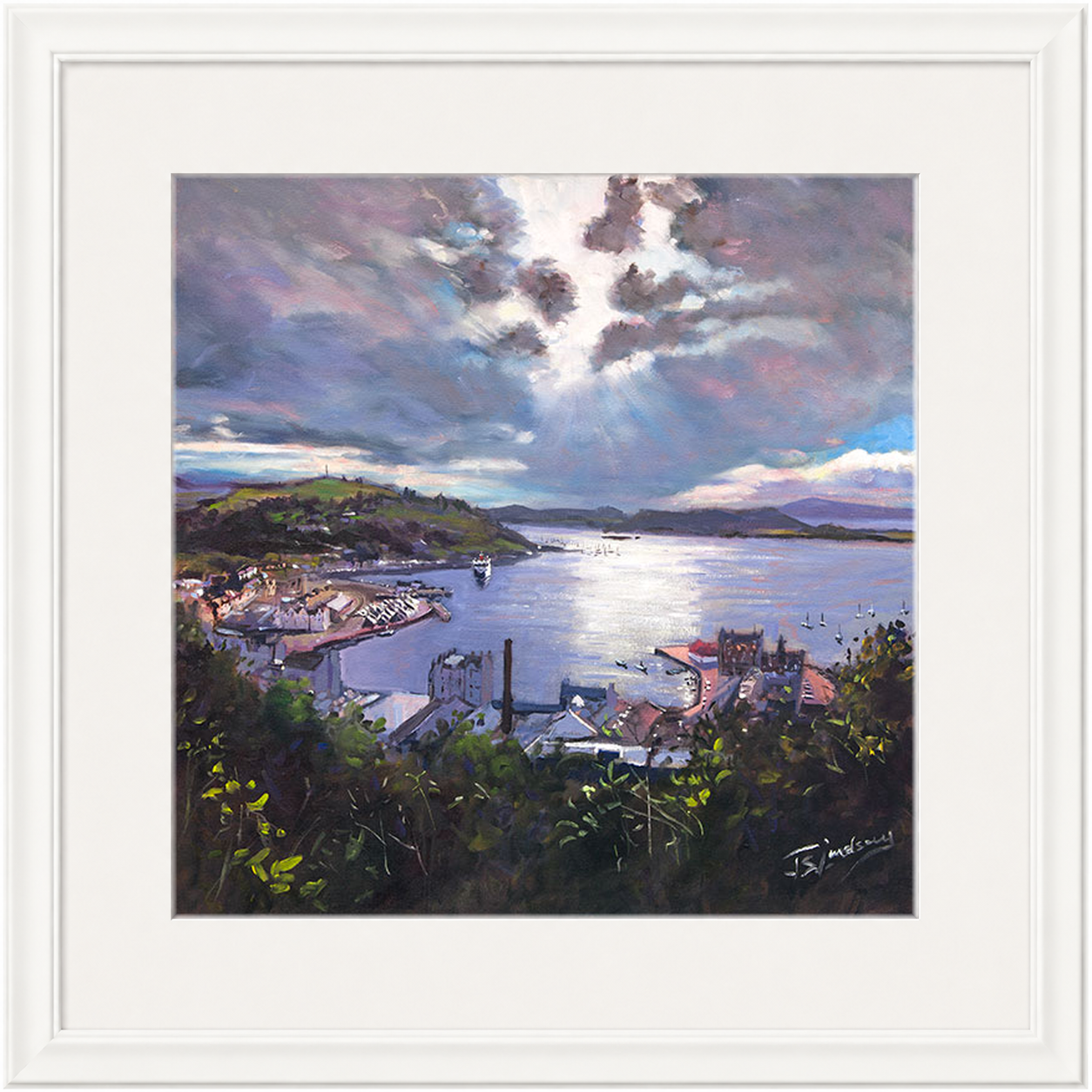 Oban Vista, from McCaigs Folly by James Somerville Lindsay