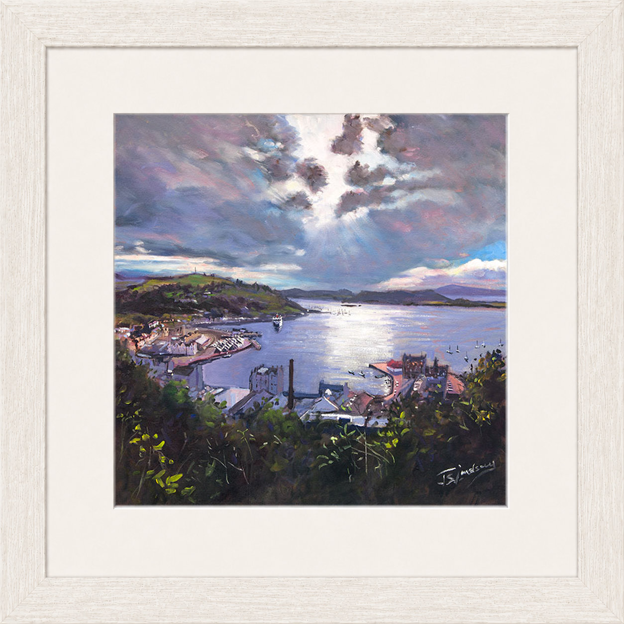 Oban Vista, from McCaigs Folly by James Somerville Lindsay