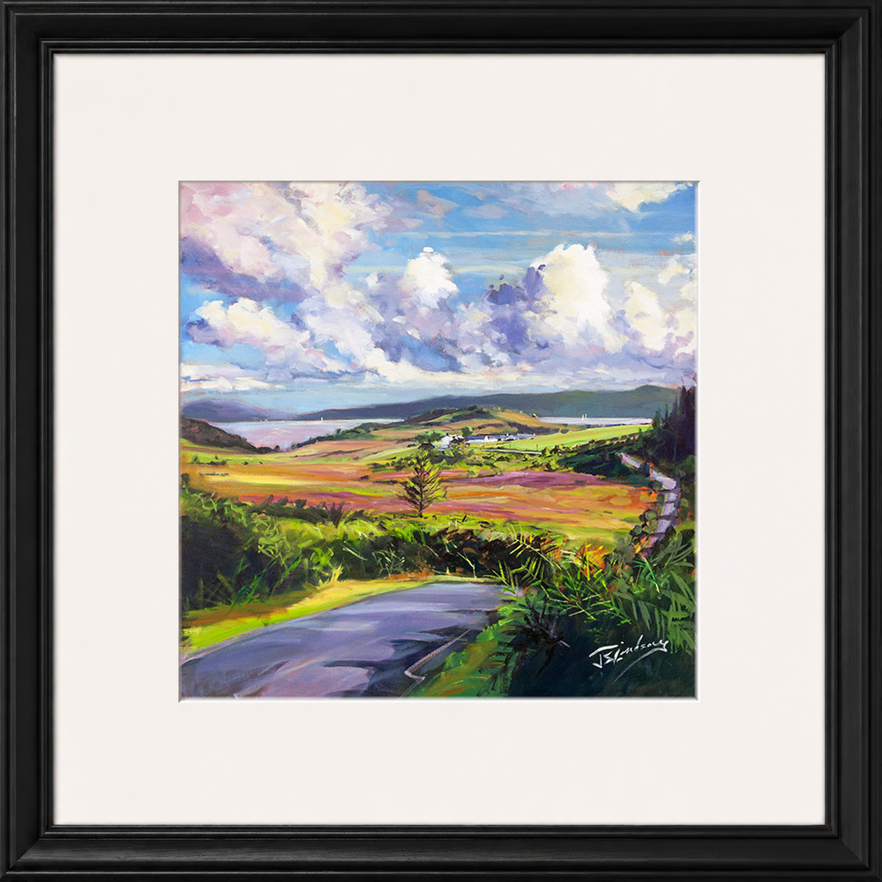 On the Road to Portavadie by James Somerville Lindsay