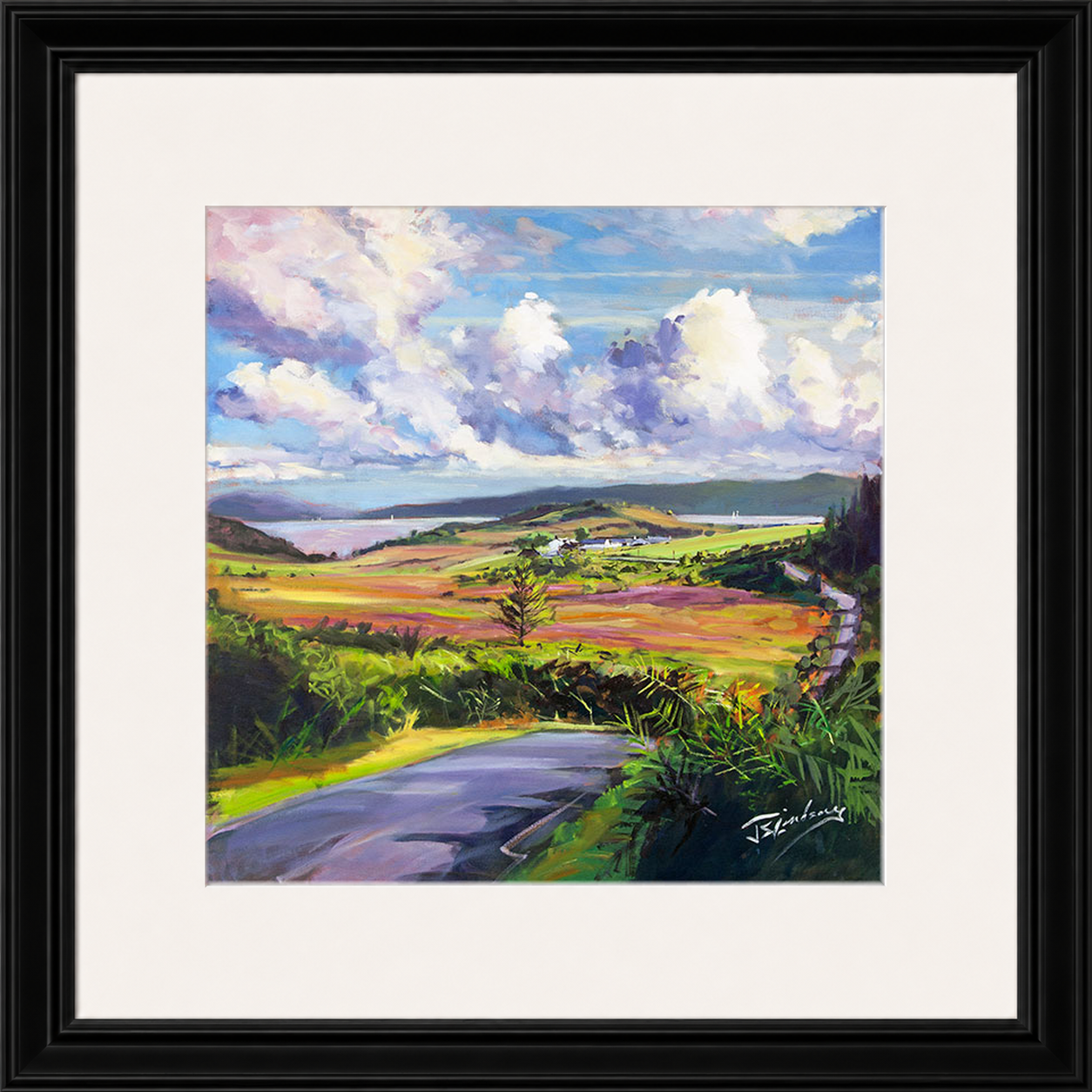 On the Road to Portavadie by James Somerville Lindsay