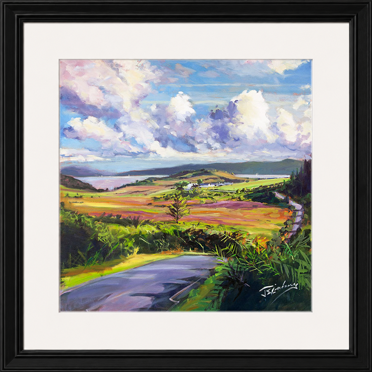On the Road to Portavadie by James Somerville Lindsay