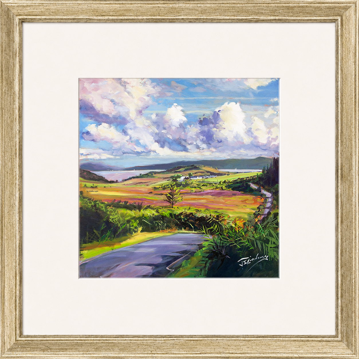 On the Road to Portavadie by James Somerville Lindsay