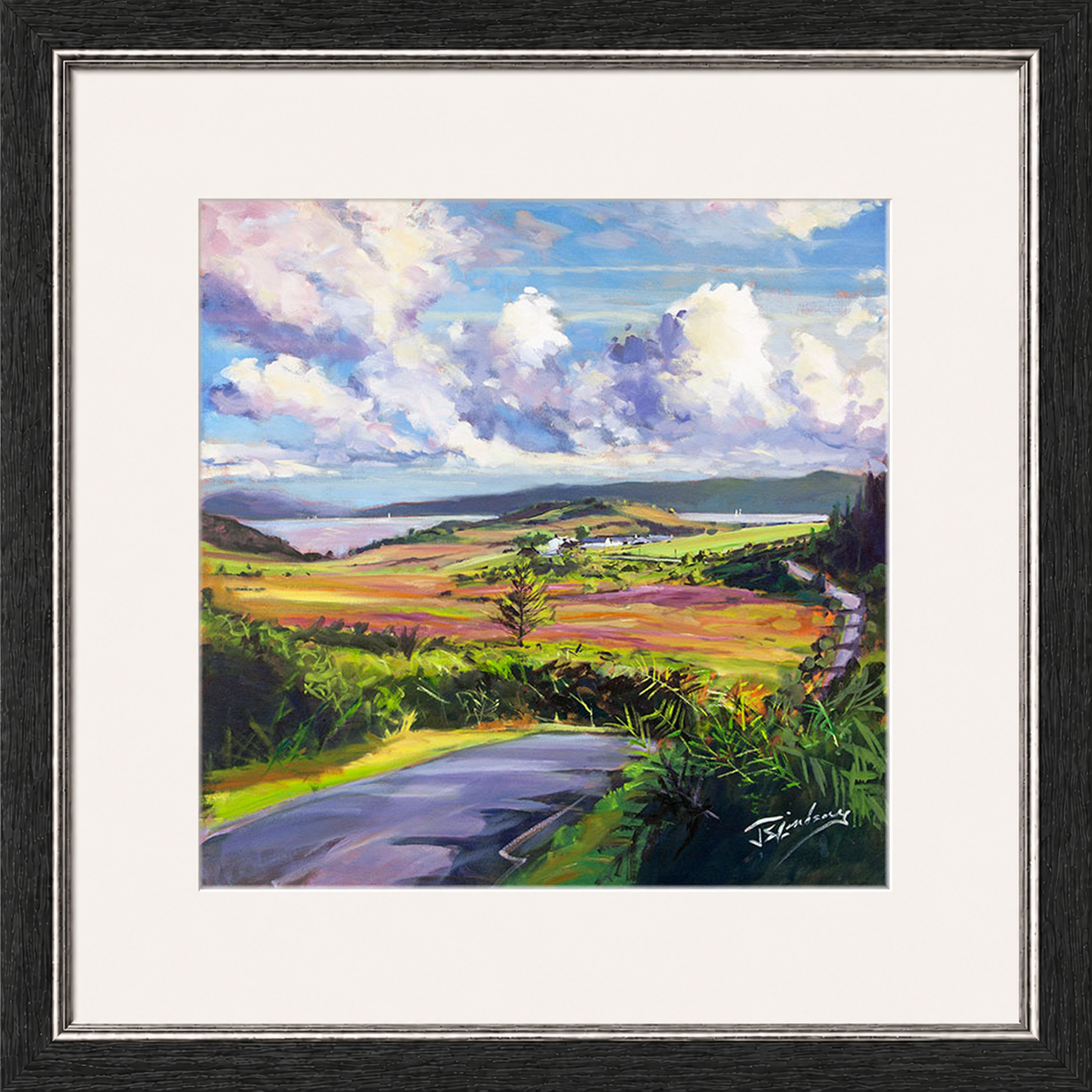 On the Road to Portavadie by James Somerville Lindsay