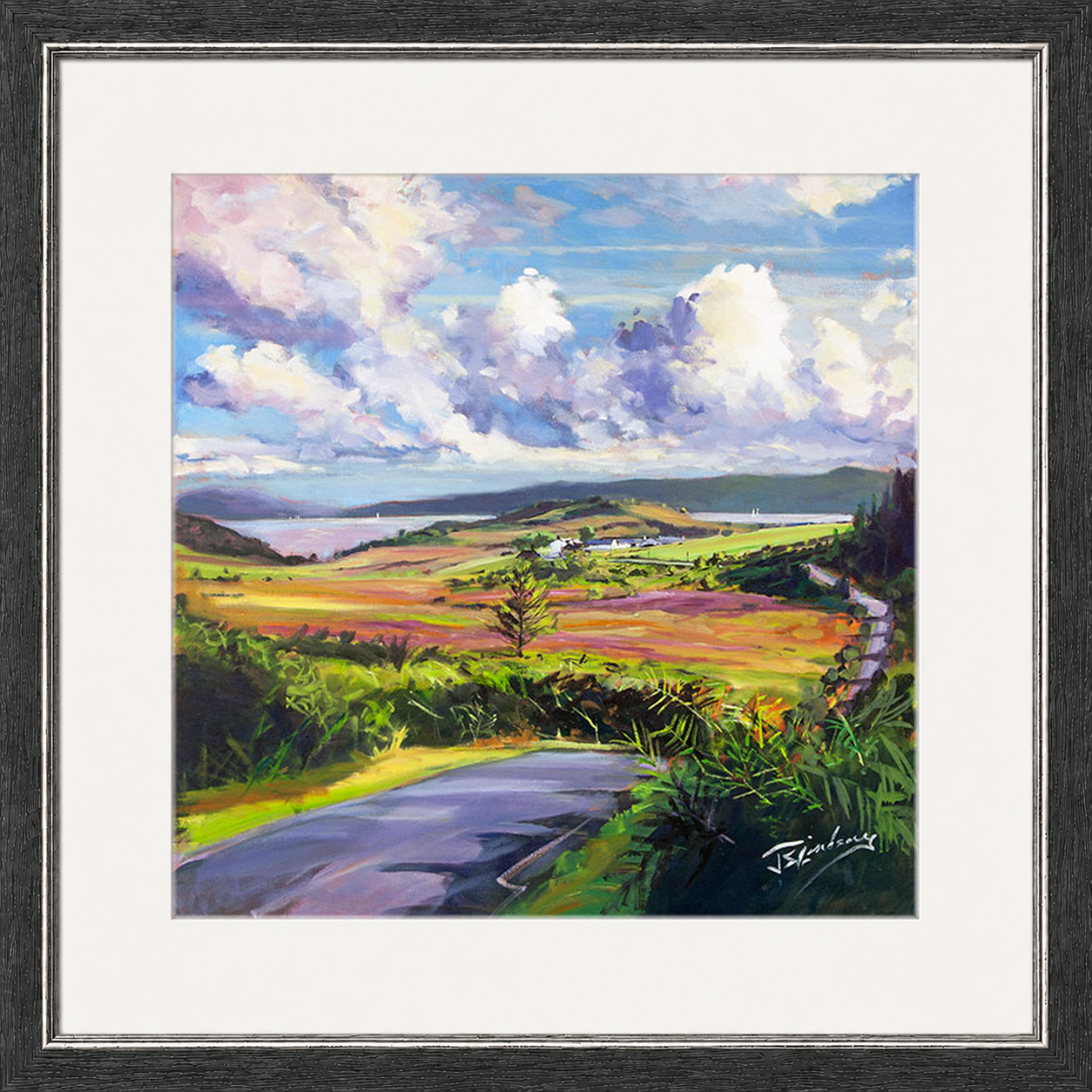 On the Road to Portavadie by James Somerville Lindsay