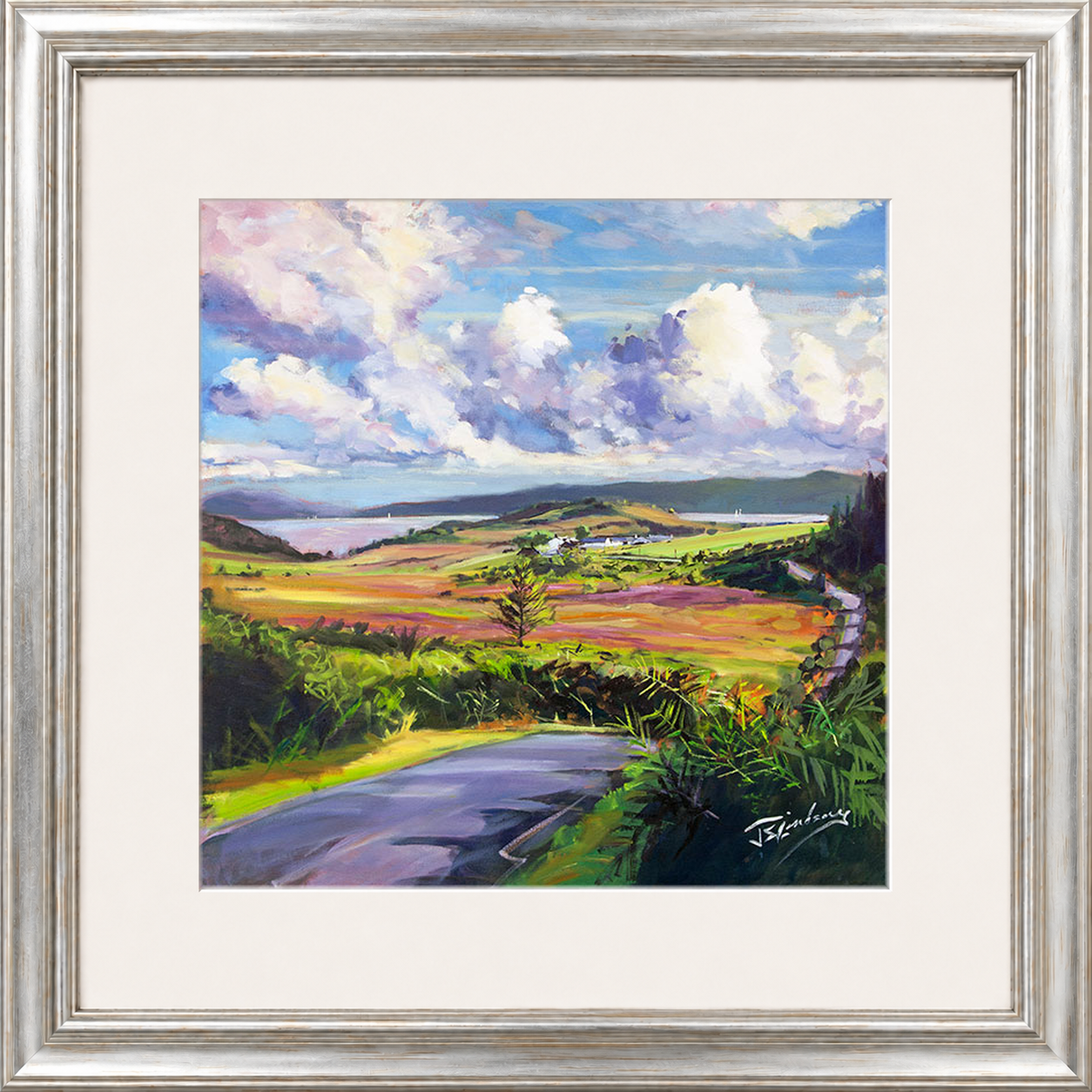 On the Road to Portavadie by James Somerville Lindsay