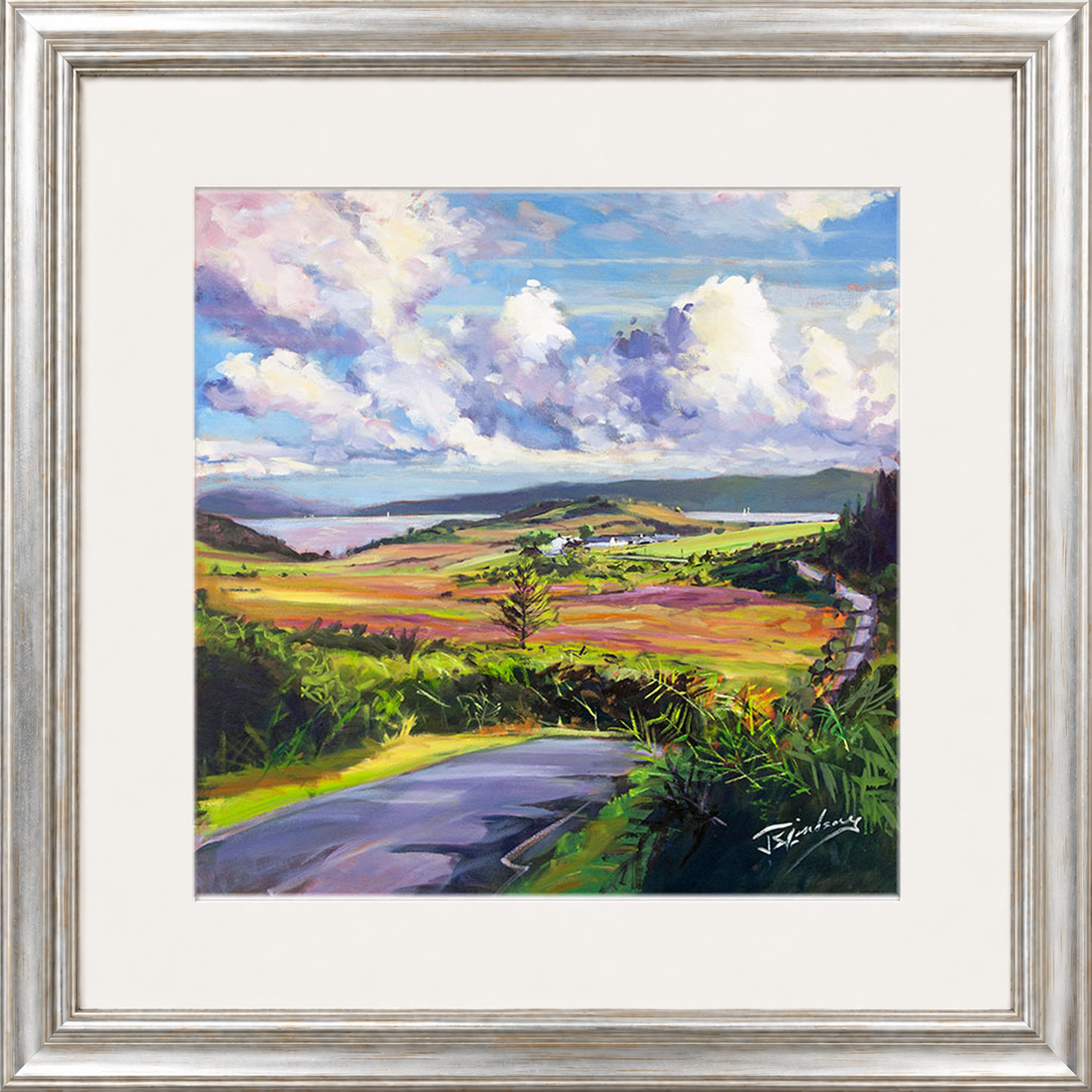 On the Road to Portavadie by James Somerville Lindsay