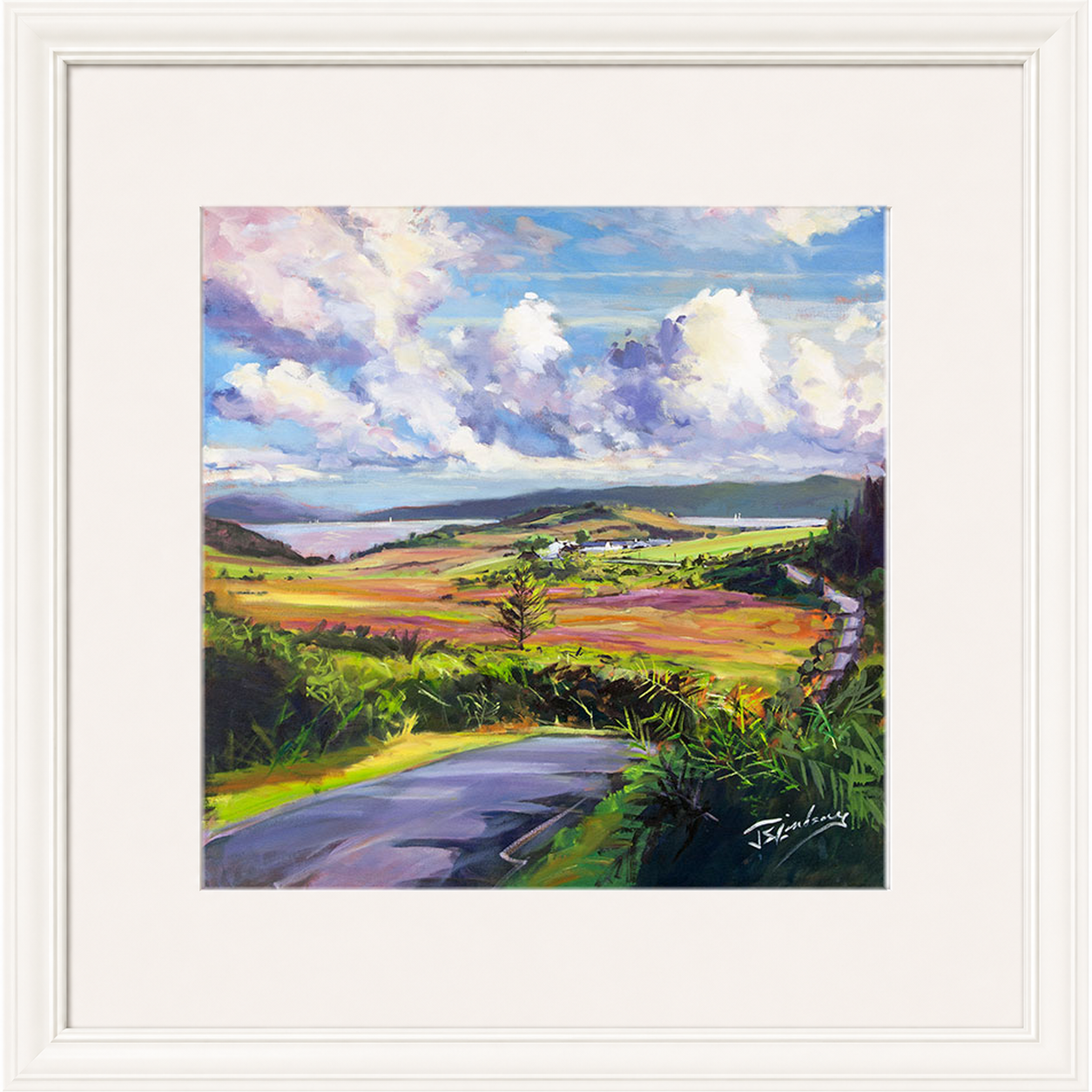 On the Road to Portavadie by James Somerville Lindsay