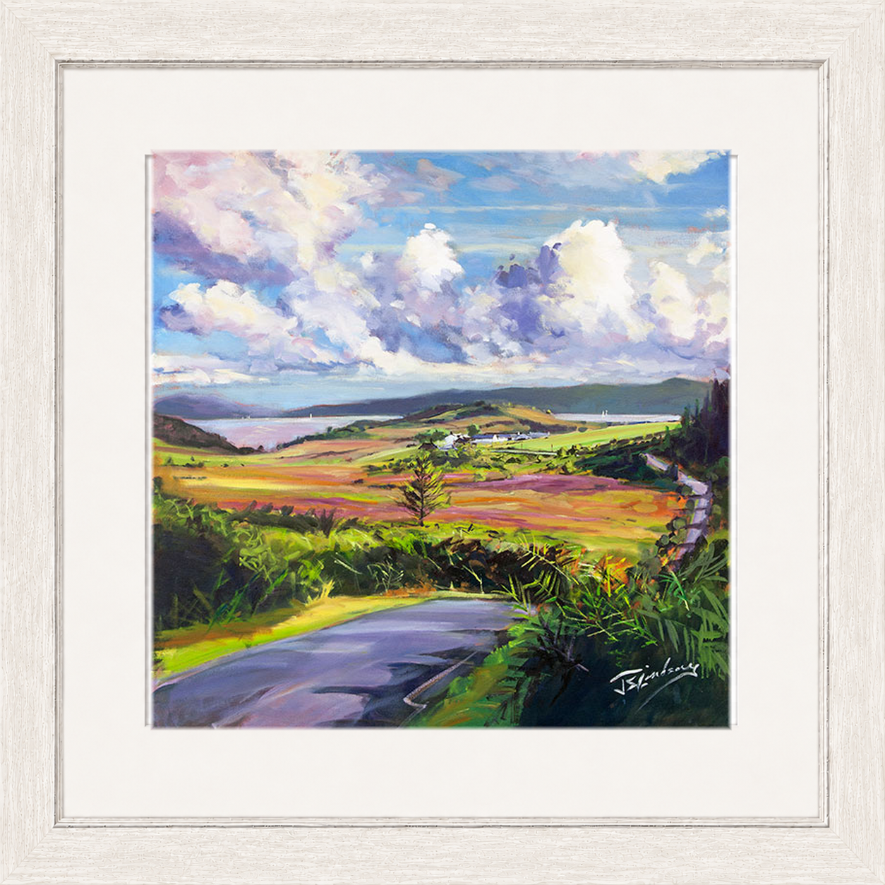 On the Road to Portavadie by James Somerville Lindsay